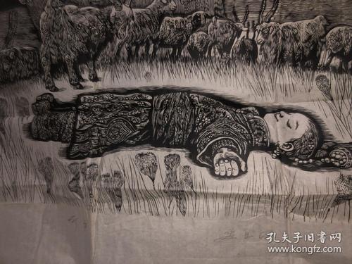 版画作品《小骑手》获第六届中国体育美术作品展优